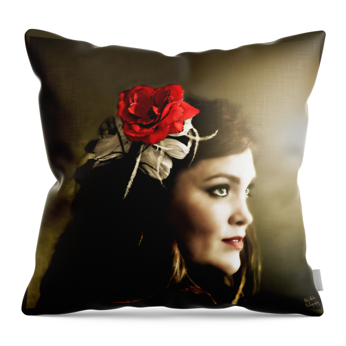 Michelle Bailey Throw Pillow featuring the photograph Michelle Bailey by Ally White