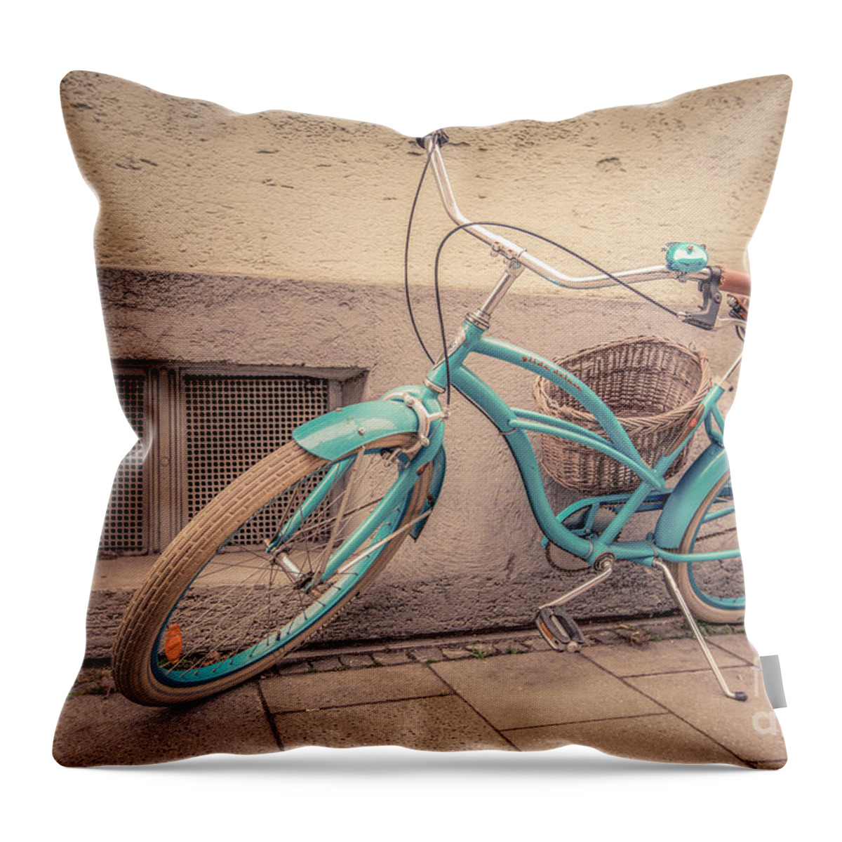Antique Throw Pillow featuring the photograph modern retro III by Hannes Cmarits