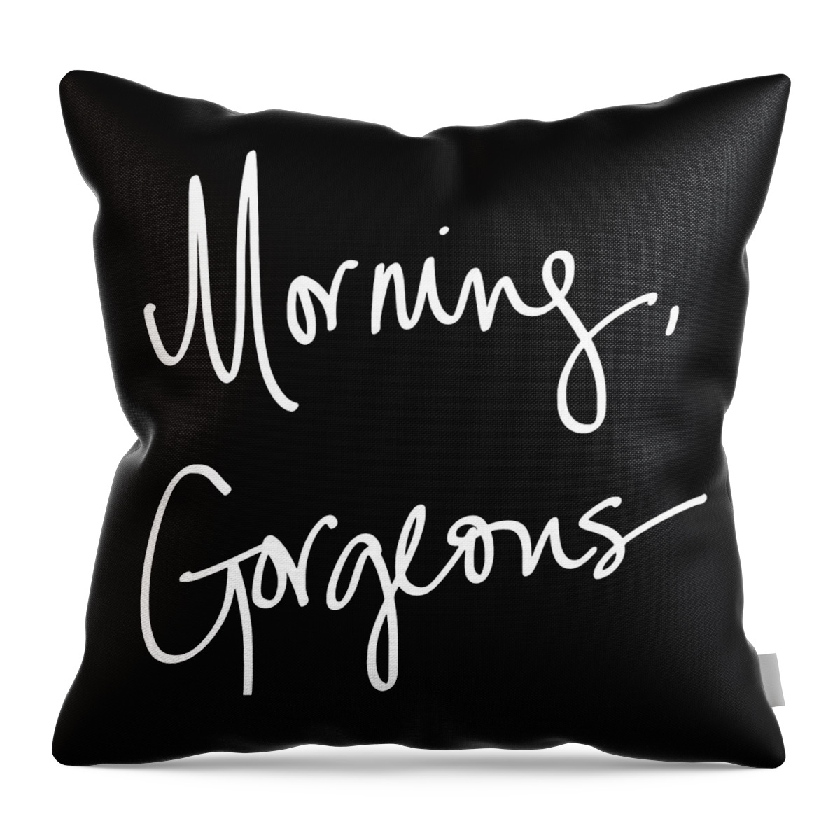 Morning Throw Pillow featuring the digital art Morning Gorgeous by South Social Studio