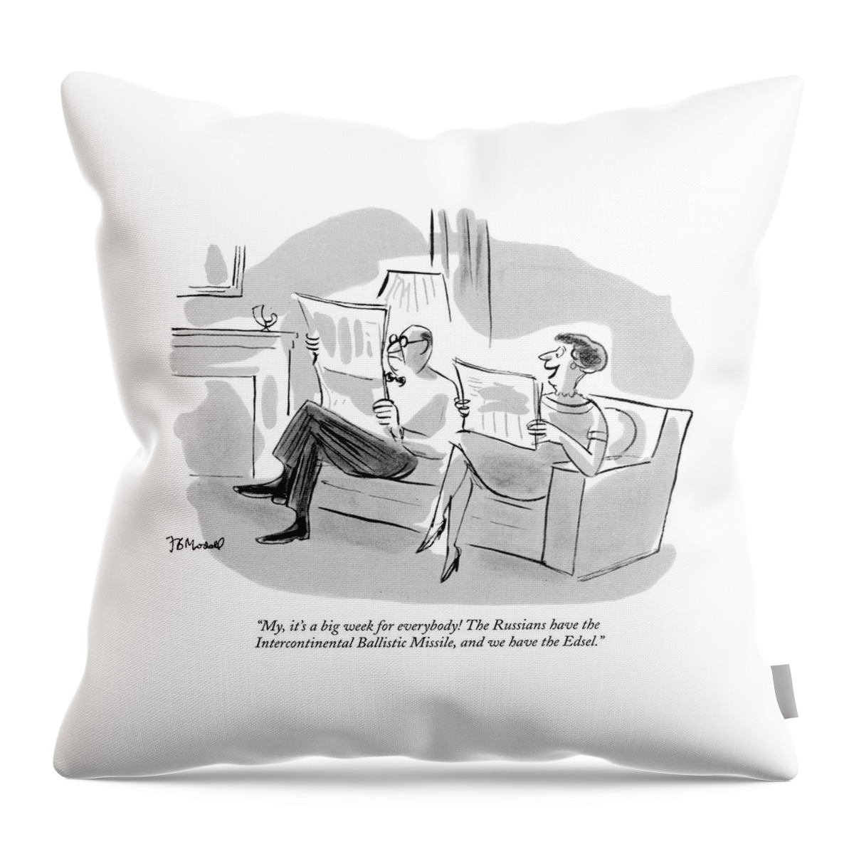 My, It's A Big Week For Everybody! The Russians Throw Pillow