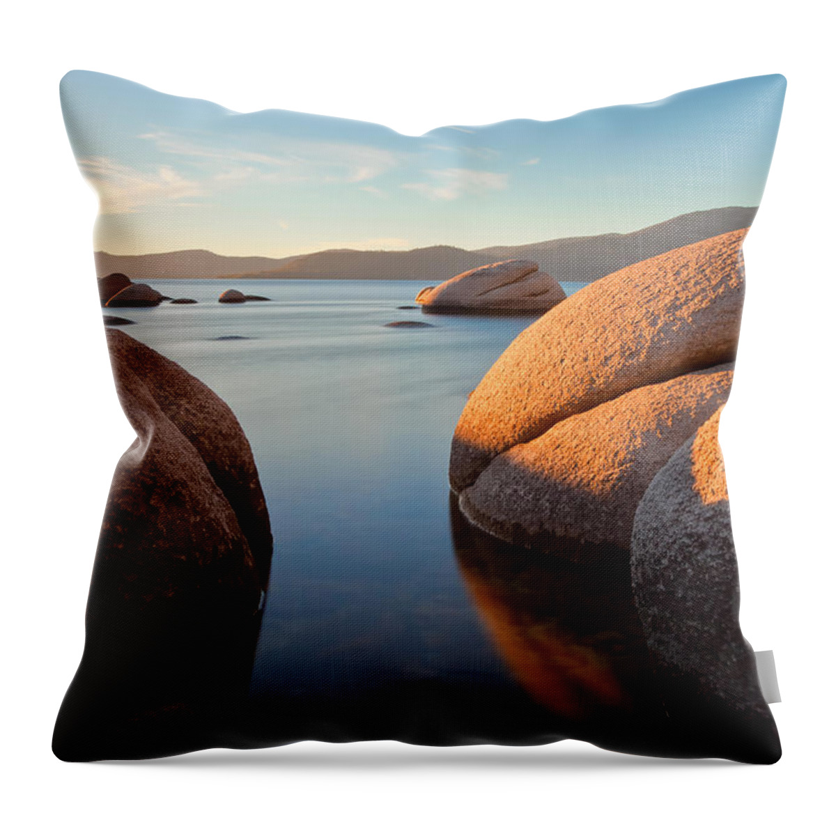 Landscape Throw Pillow featuring the photograph Near and Far by Jonathan Nguyen