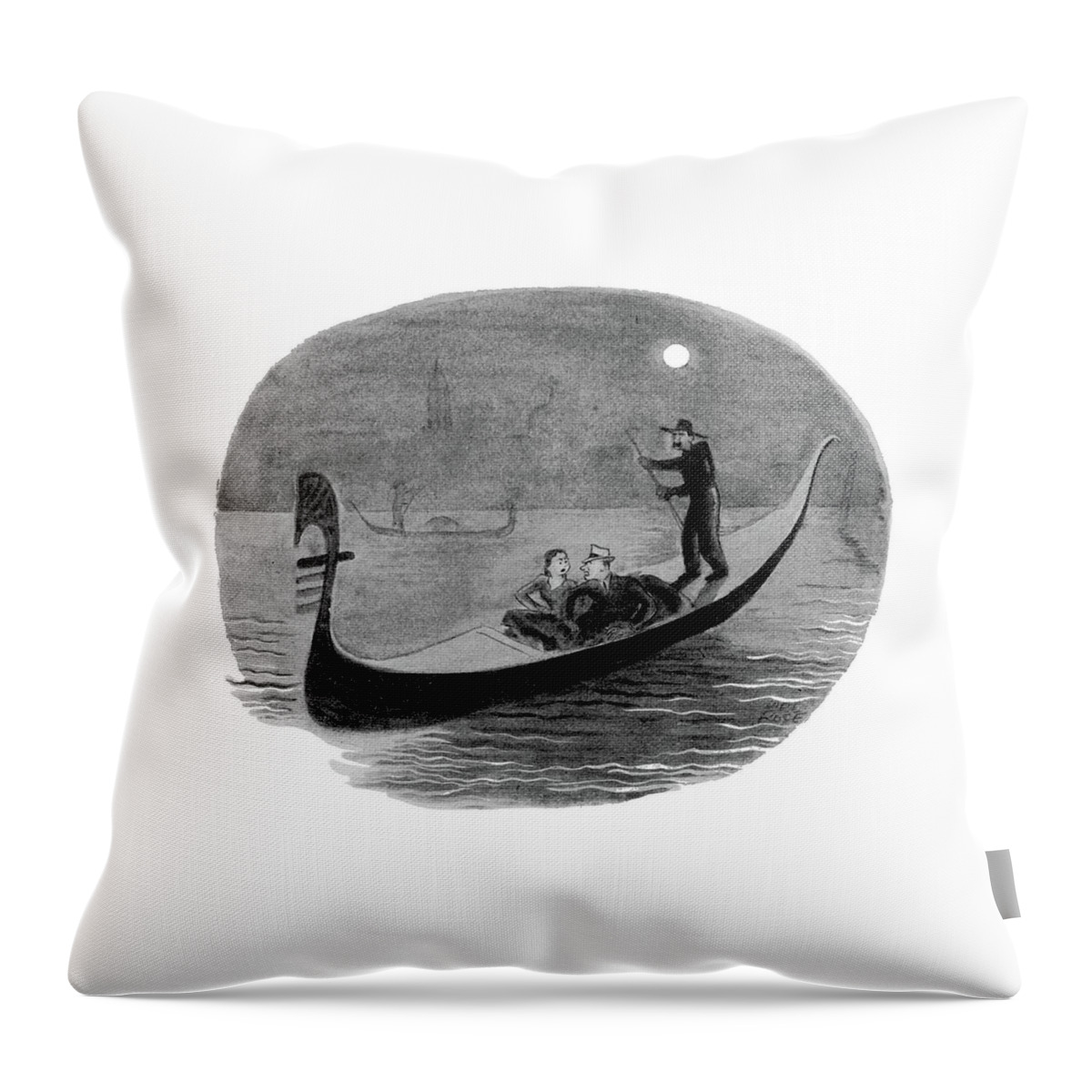 New Yorker August 11th, 1951 Throw Pillow