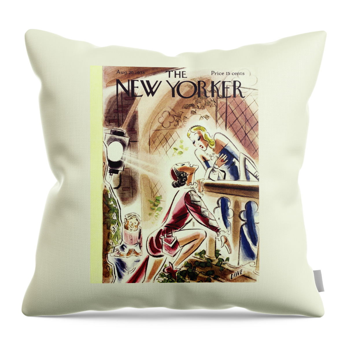 New Yorker August 20 1938 Throw Pillow