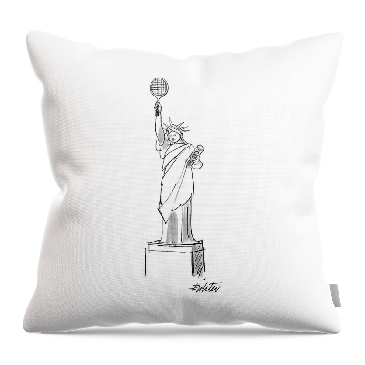 New Yorker August 8th, 1977 Throw Pillow