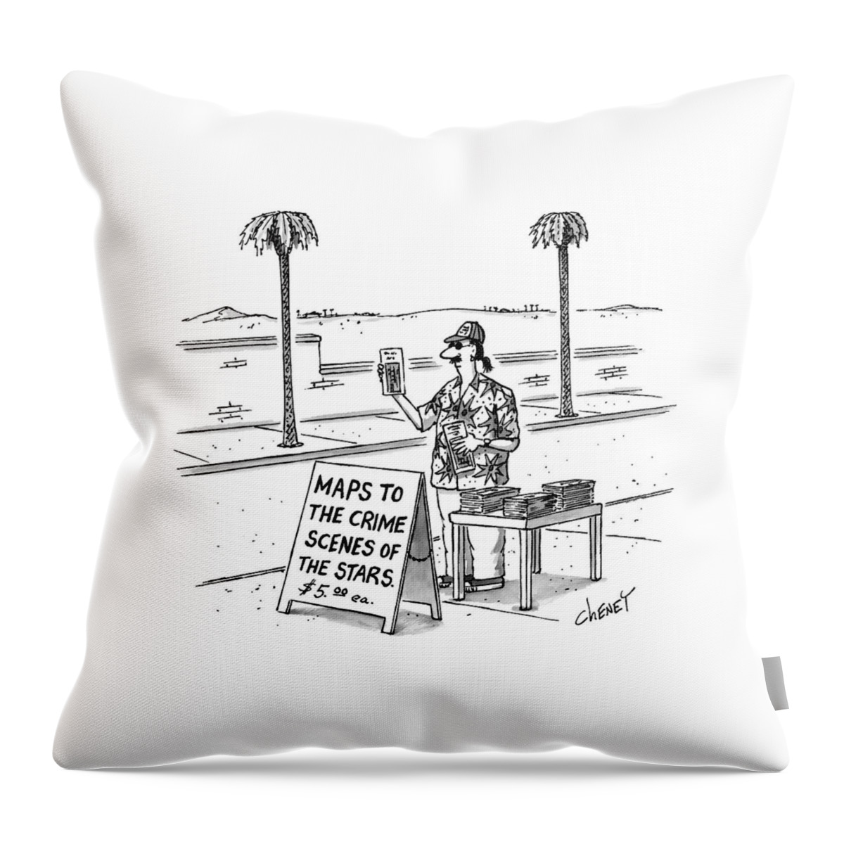 New Yorker February 23rd, 1998 Throw Pillow