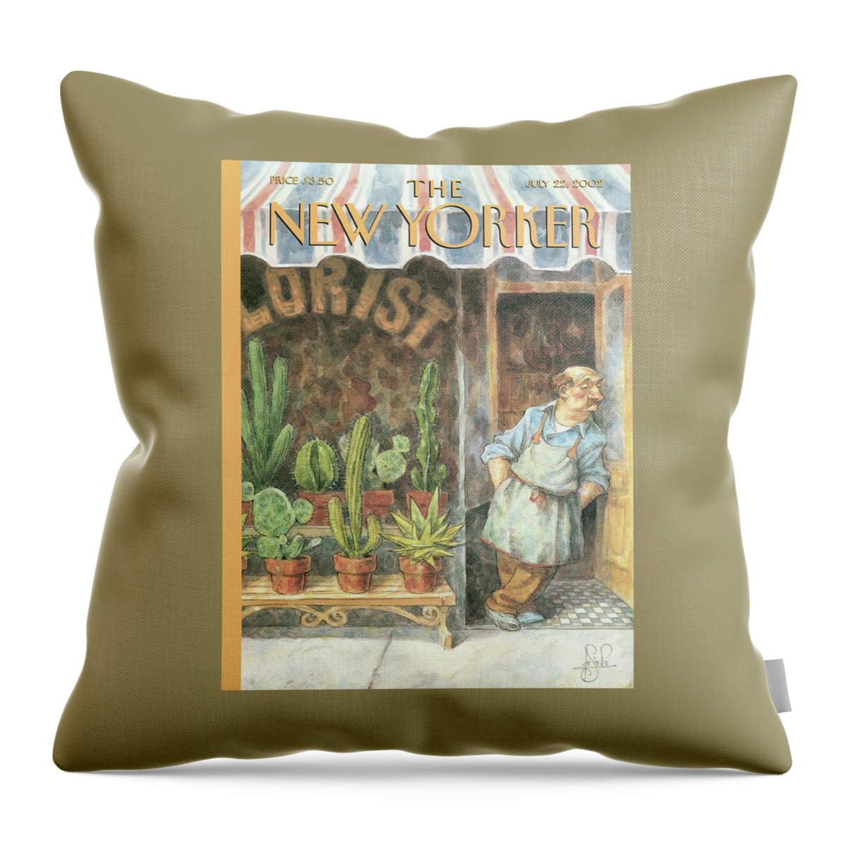 Prickly Heat Throw Pillow