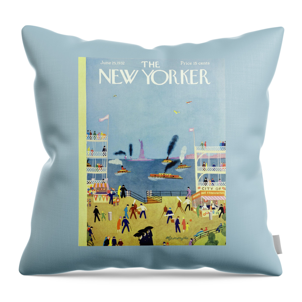 New Yorker June 25 1932 Throw Pillow
