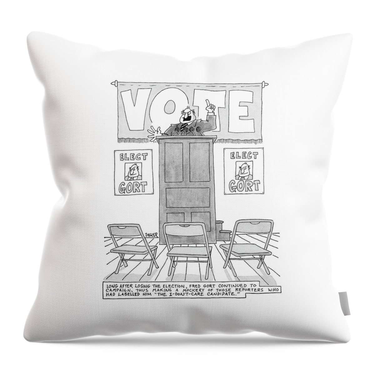 New Yorker March 28th, 1977 Throw Pillow