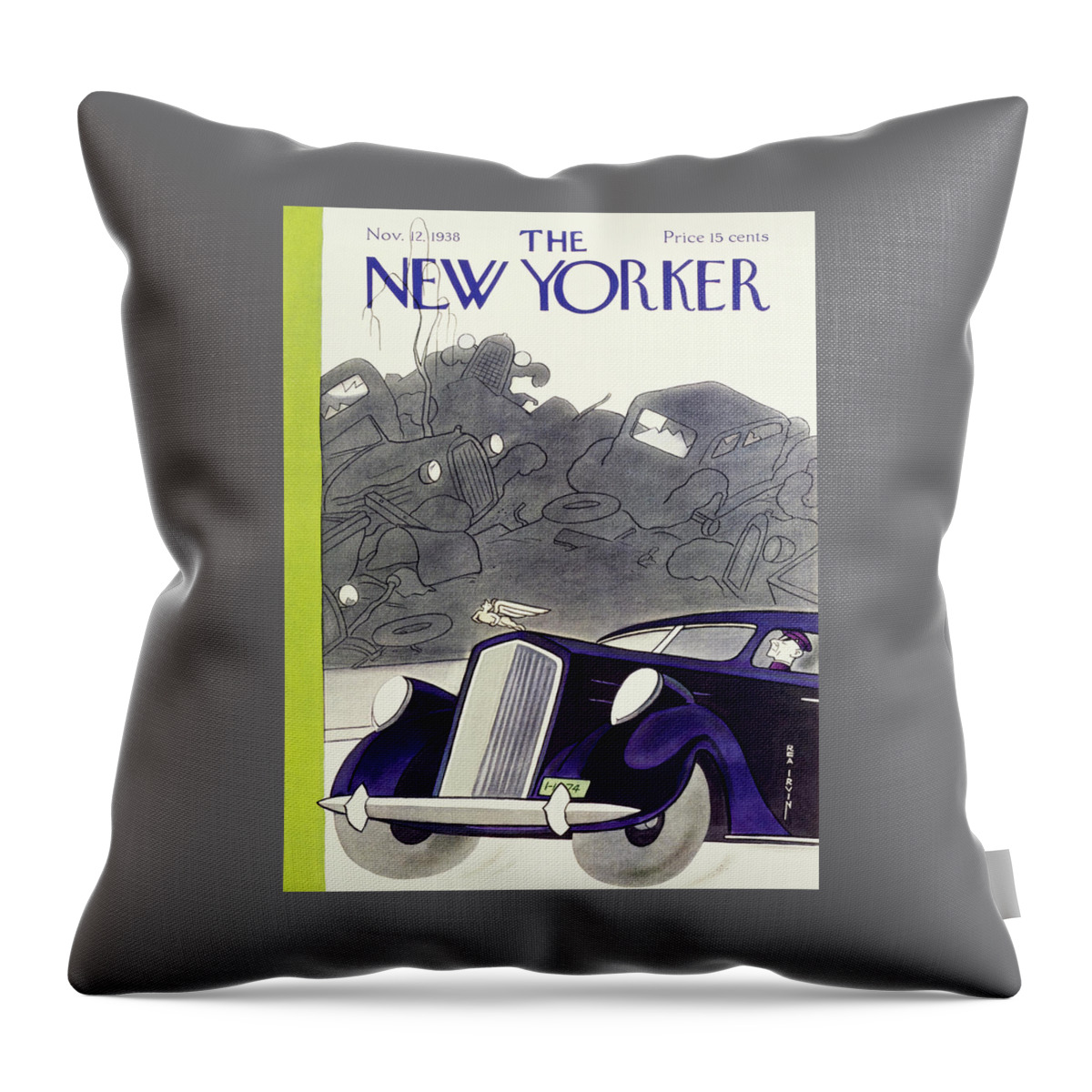 New Yorker November 12 1938 Throw Pillow