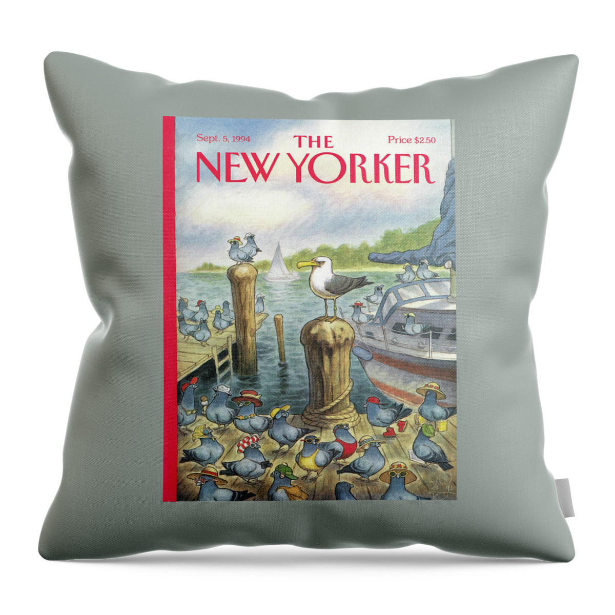 New Yorker September 5th, 1994 Throw Pillow