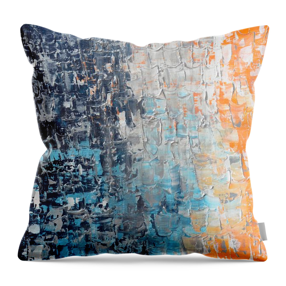 Night To New Day Throw Pillow featuring the painting Night to New Day by Linda Bailey