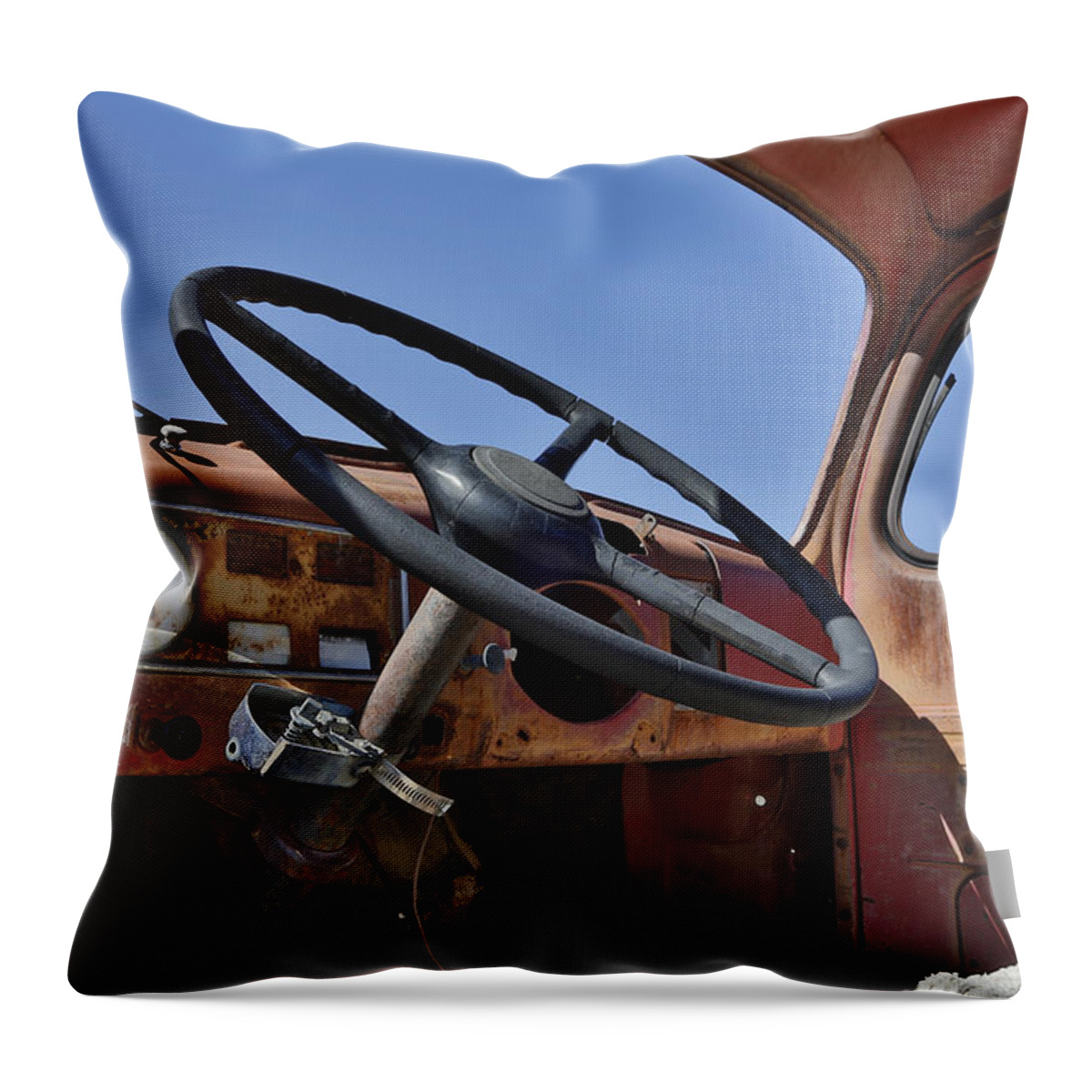 Acrylic Throw Pillow featuring the photograph No Hope by Jon Glaser