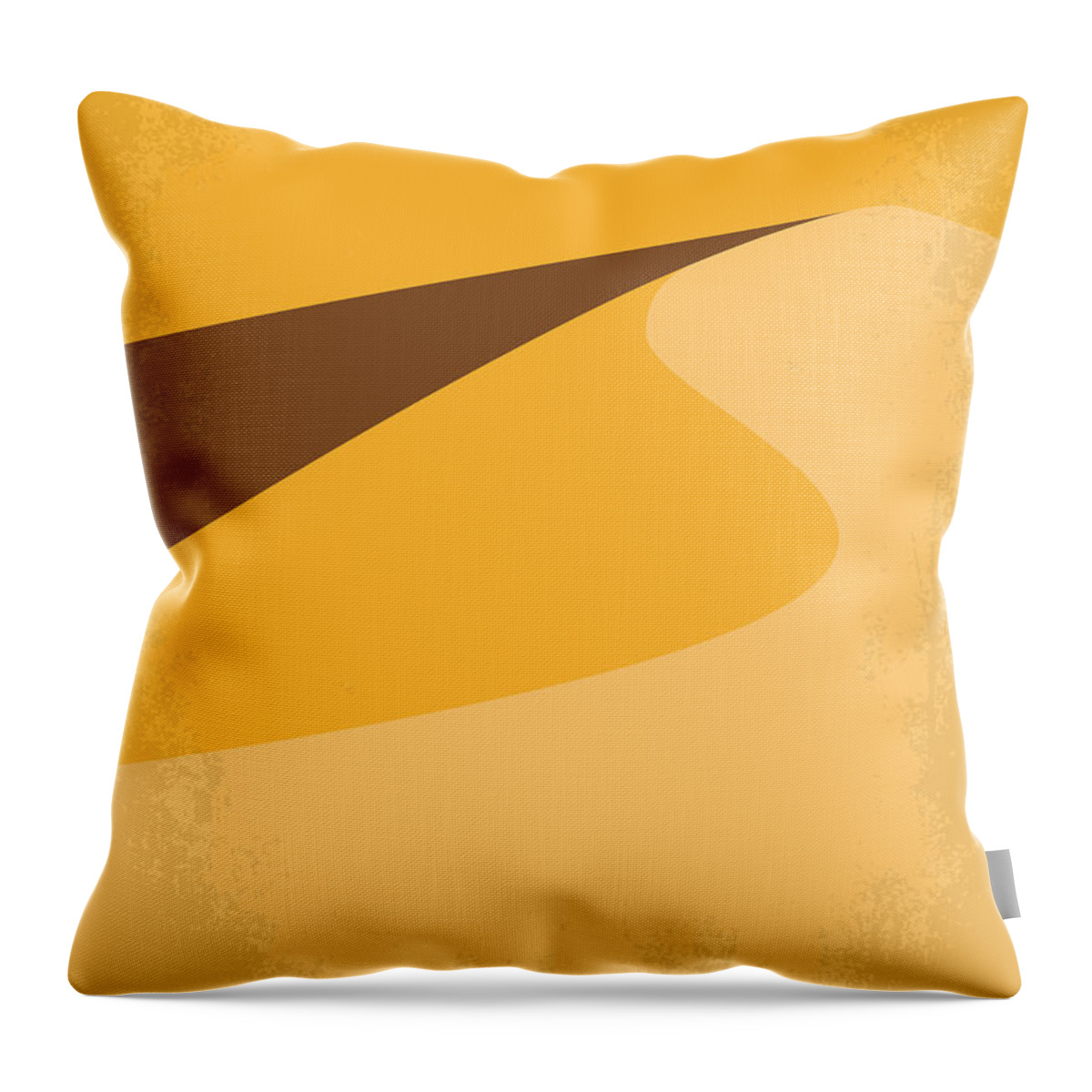 Dune Throw Pillow featuring the digital art No251 My DUNE minimal movie poster by Chungkong Art