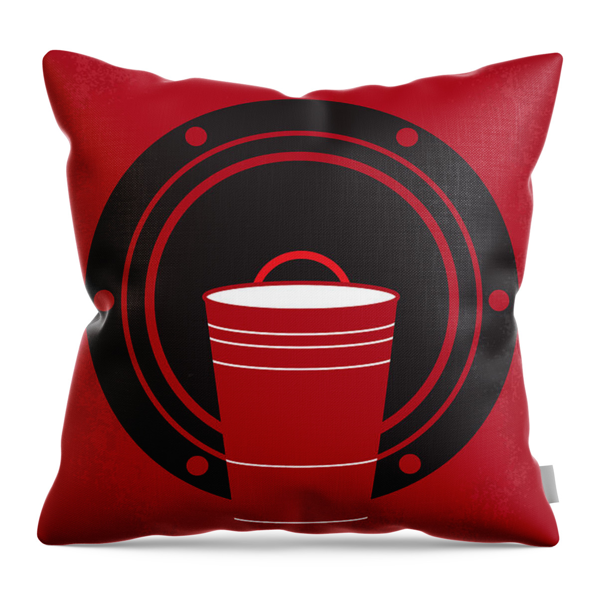 Project X Throw Pillow featuring the digital art No393 My PROJECT X minimal movie poster by Chungkong Art