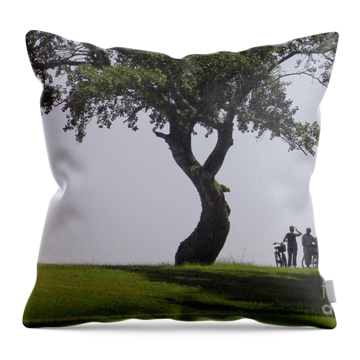 Heiko Throw Pillow featuring the photograph On the Banks of the Baltic Sea by Heiko Koehrer-Wagner