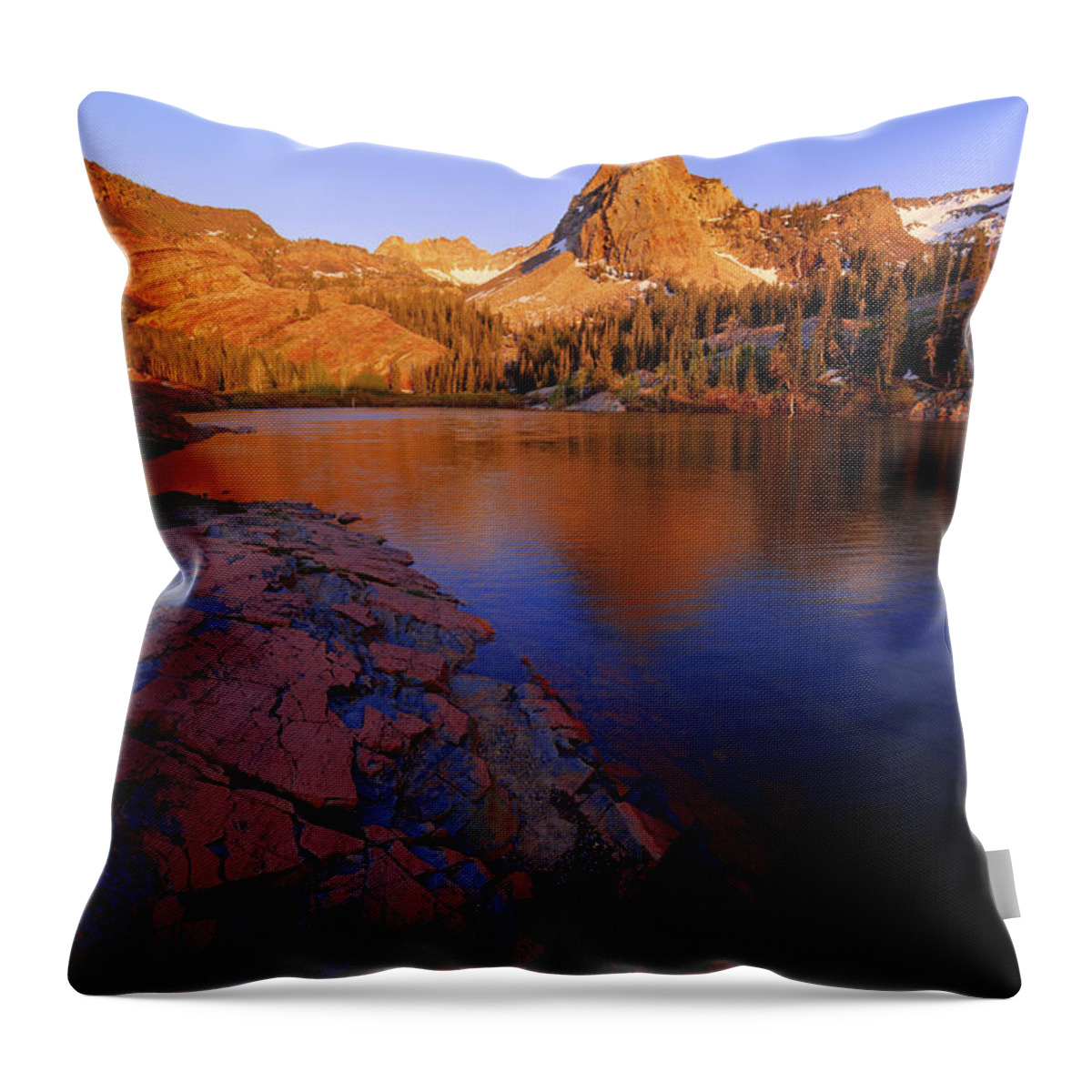 Once Upon A Rock Throw Pillow featuring the photograph Once Upon a Rock by Chad Dutson