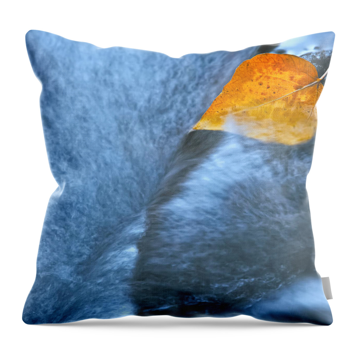 Abstract Throw Pillow featuring the photograph One by Jonathan Nguyen