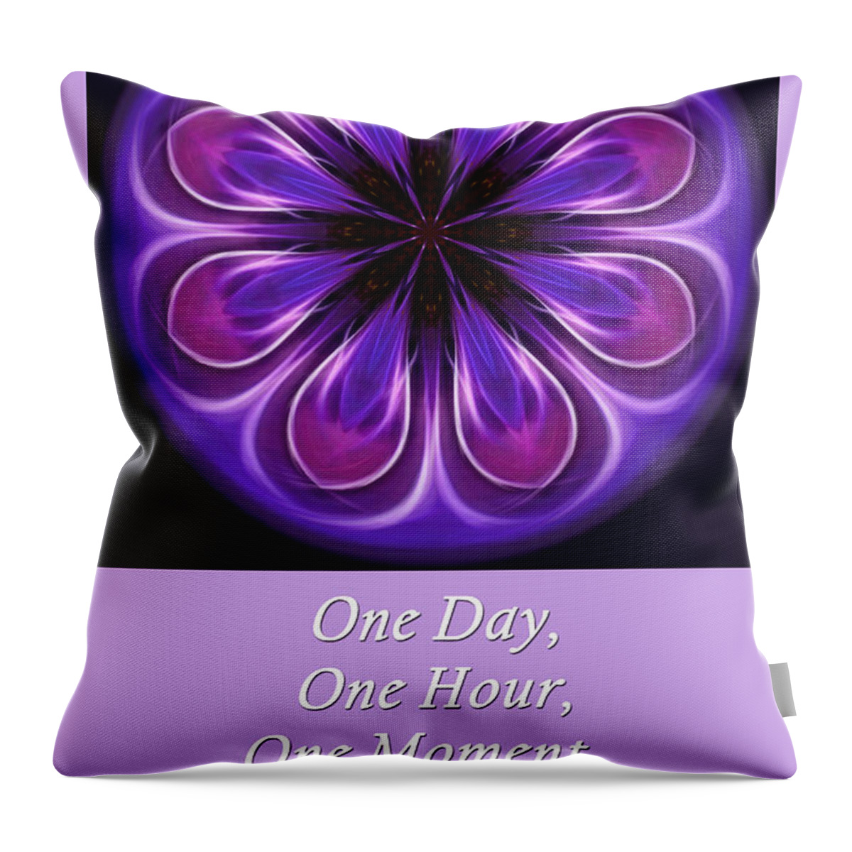 Inspiration Throw Pillow featuring the photograph One Moment At A Time by Beth Sawickie
