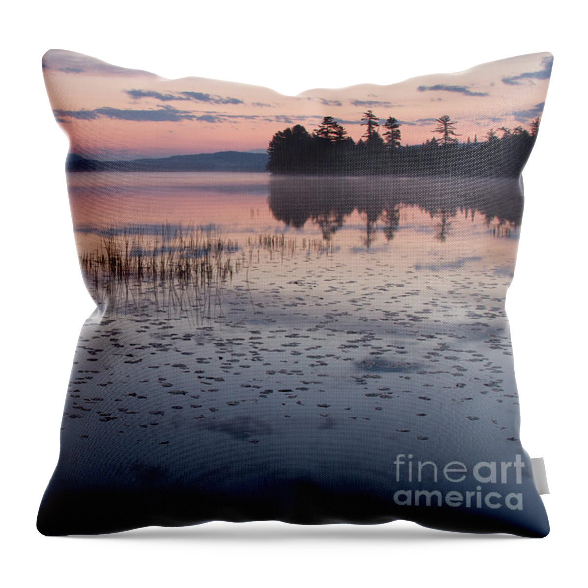 Adirondacks Throw Pillow featuring the photograph Otter Bay Sunrise by Chris Scroggins