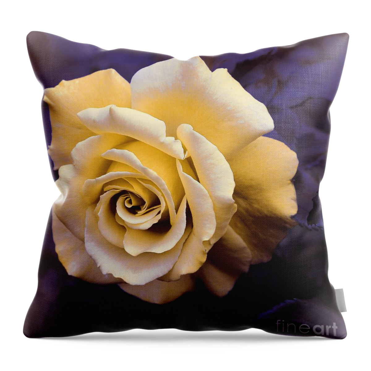 Pale Yellow Rose Throw Pillow For Sale By Barbara Griffin 18 X 18