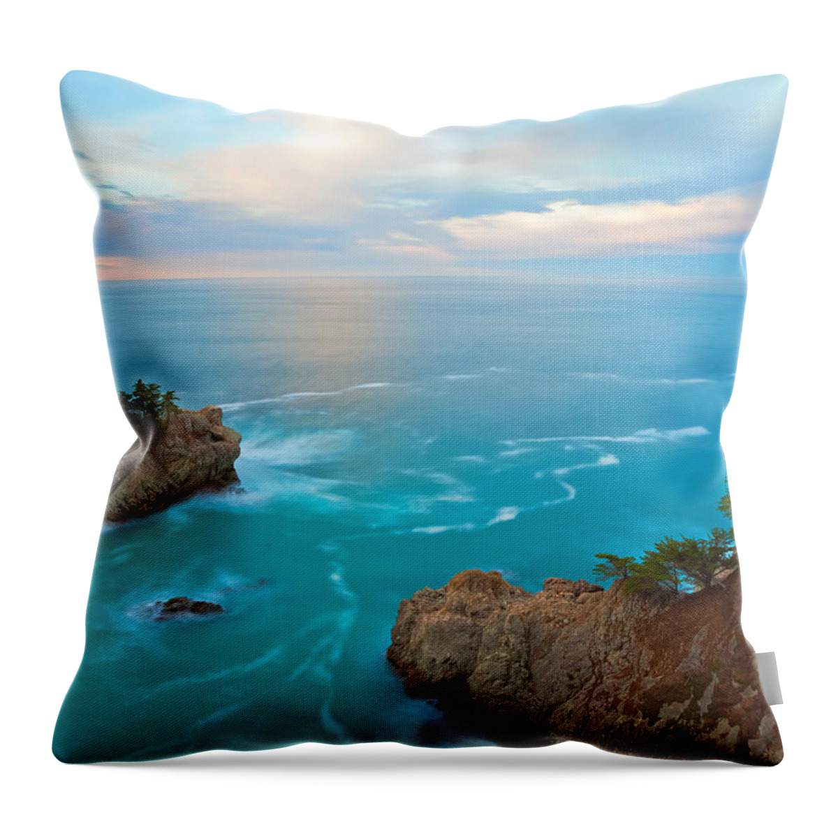 Landscape Throw Pillow featuring the photograph Paradise by Jonathan Nguyen