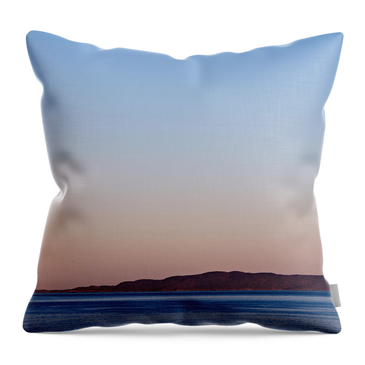 Pic Island Throw Pillow featuring the photograph Pic Moon by Doug Gibbons