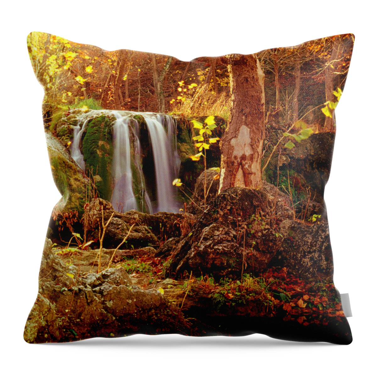Oklahoma Throw Pillow featuring the photograph Price Falls 2 of 5 by Jason Politte