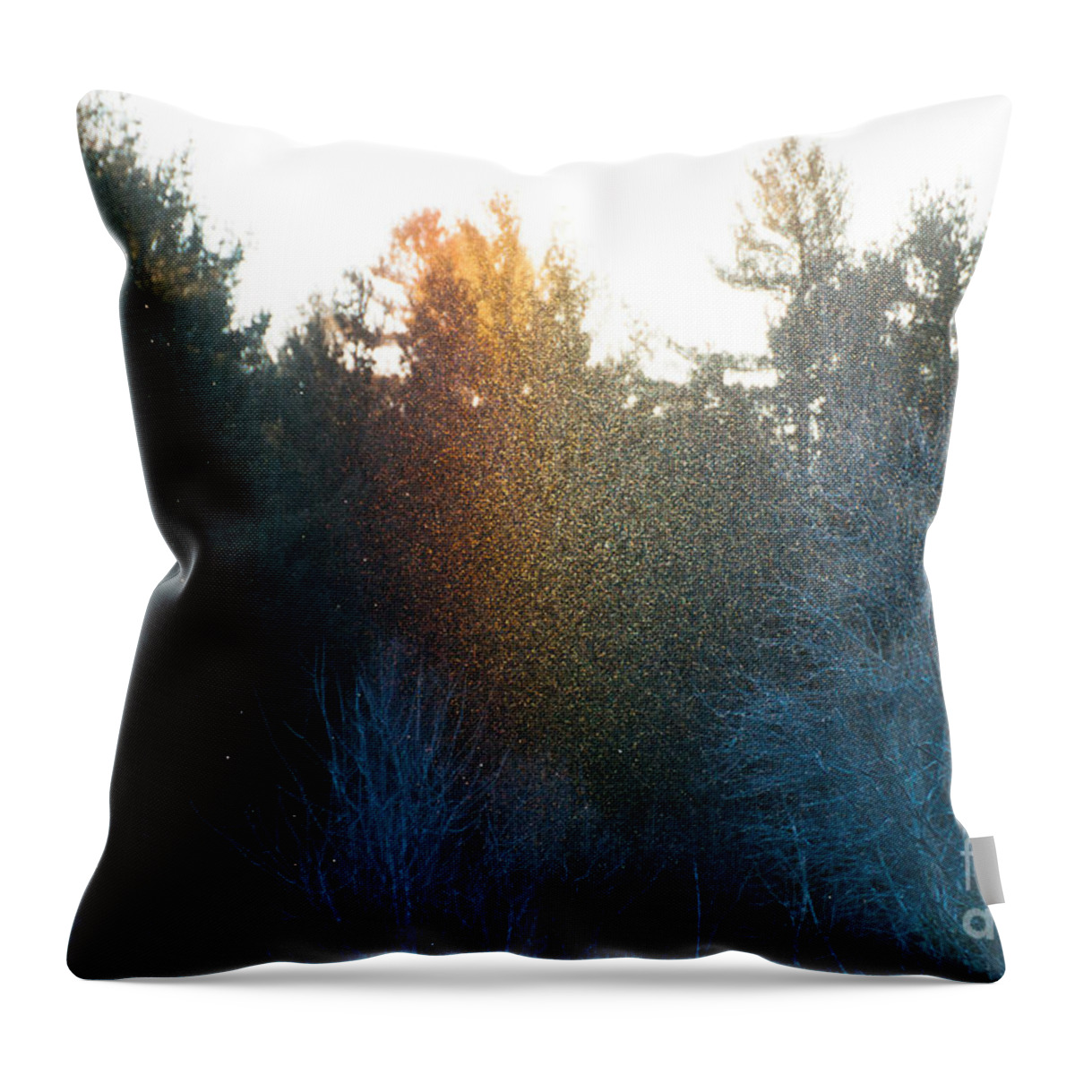Sundog Throw Pillow featuring the photograph Rainbow Sparkles by Cheryl Baxter
