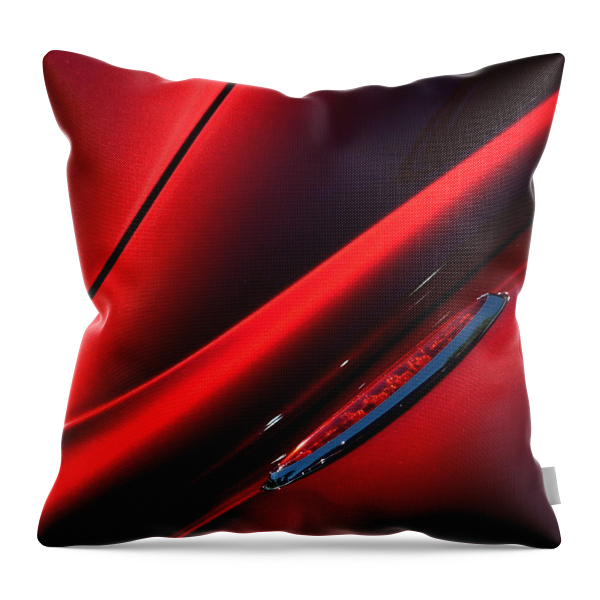  Throw Pillow featuring the photograph RED by Dean Ferreira