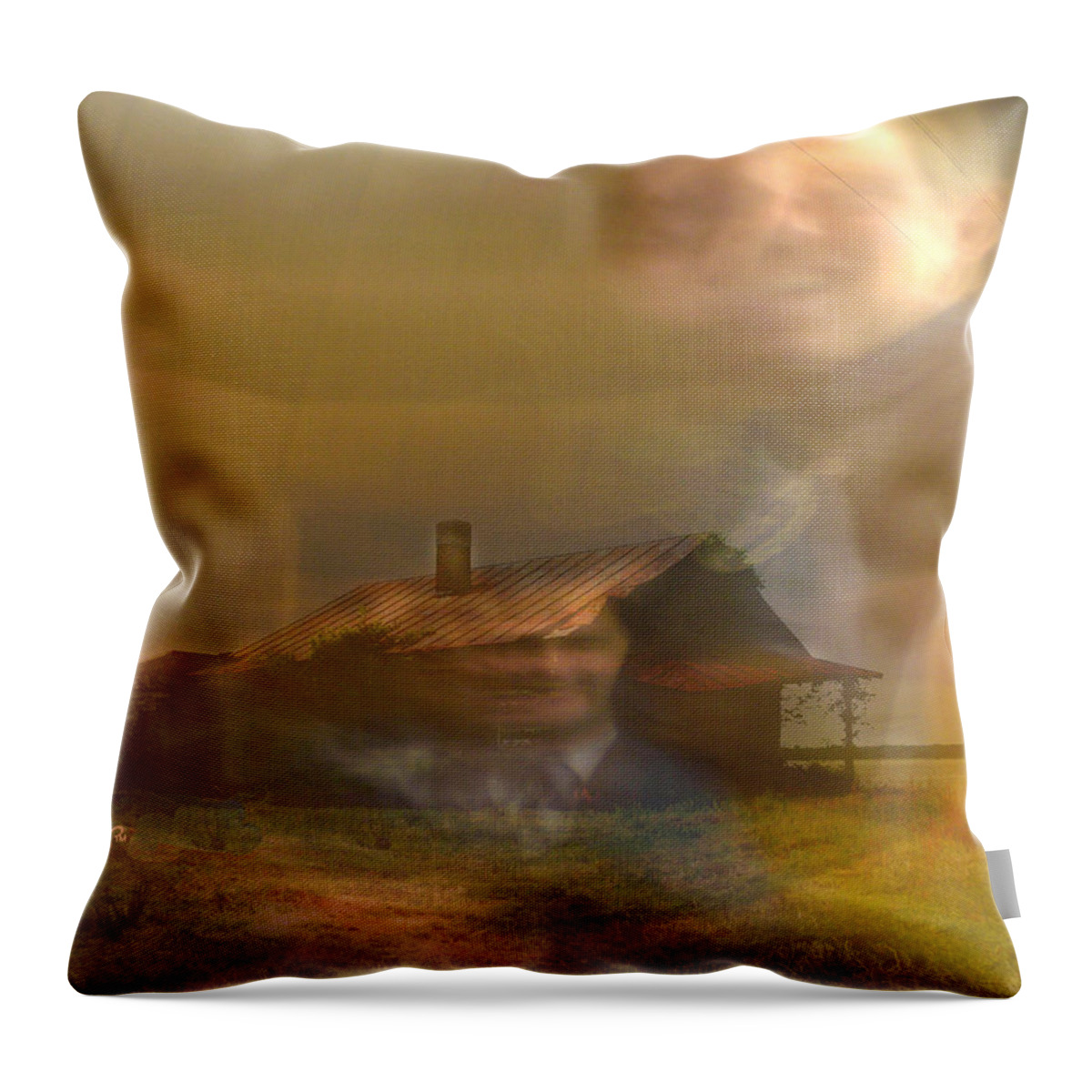 Remember Throw Pillow featuring the digital art Remember by Seth Weaver