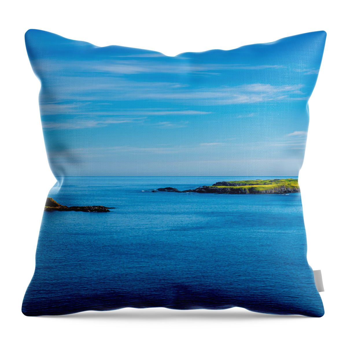 Scotland Throw Pillow featuring the photograph Remote Island by Andreas Berthold