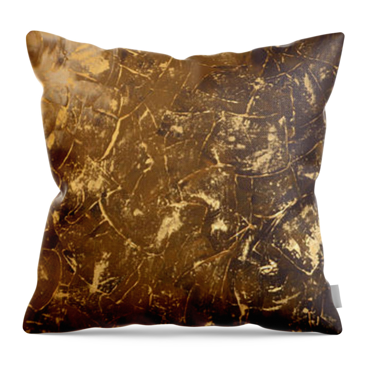 Rich Throw Pillow featuring the painting Rich by Linda Bailey