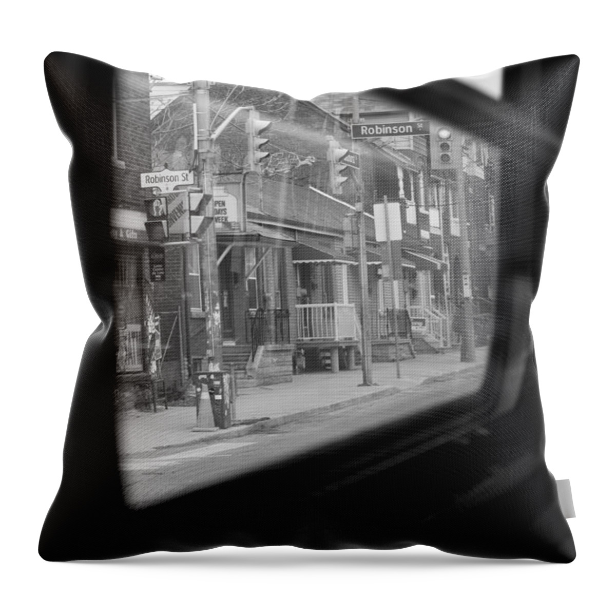 Art Print Throw Pillow featuring the photograph Robinson Street by Nicky Jameson