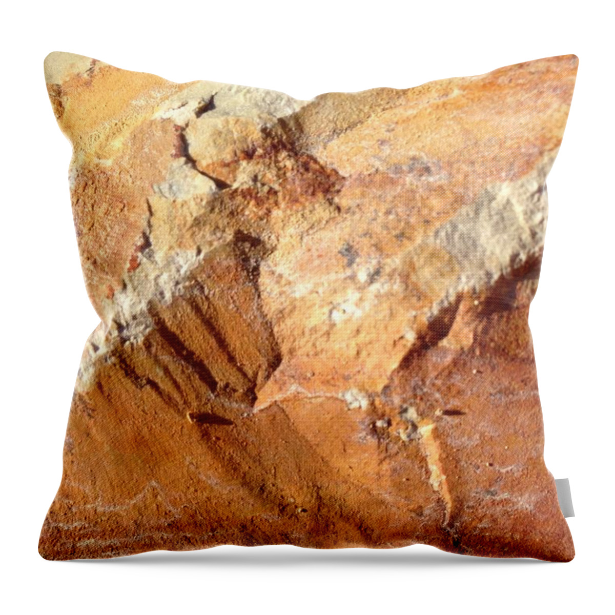 Rock Throw Pillow featuring the photograph Rockscape 8 by Linda Bailey