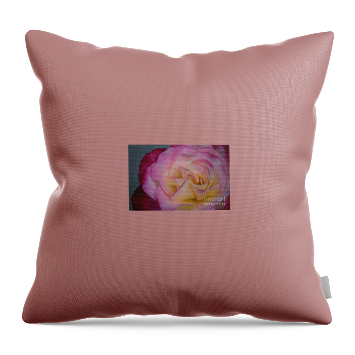 Rose Throw Pillow featuring the photograph Rose by Deena Withycombe