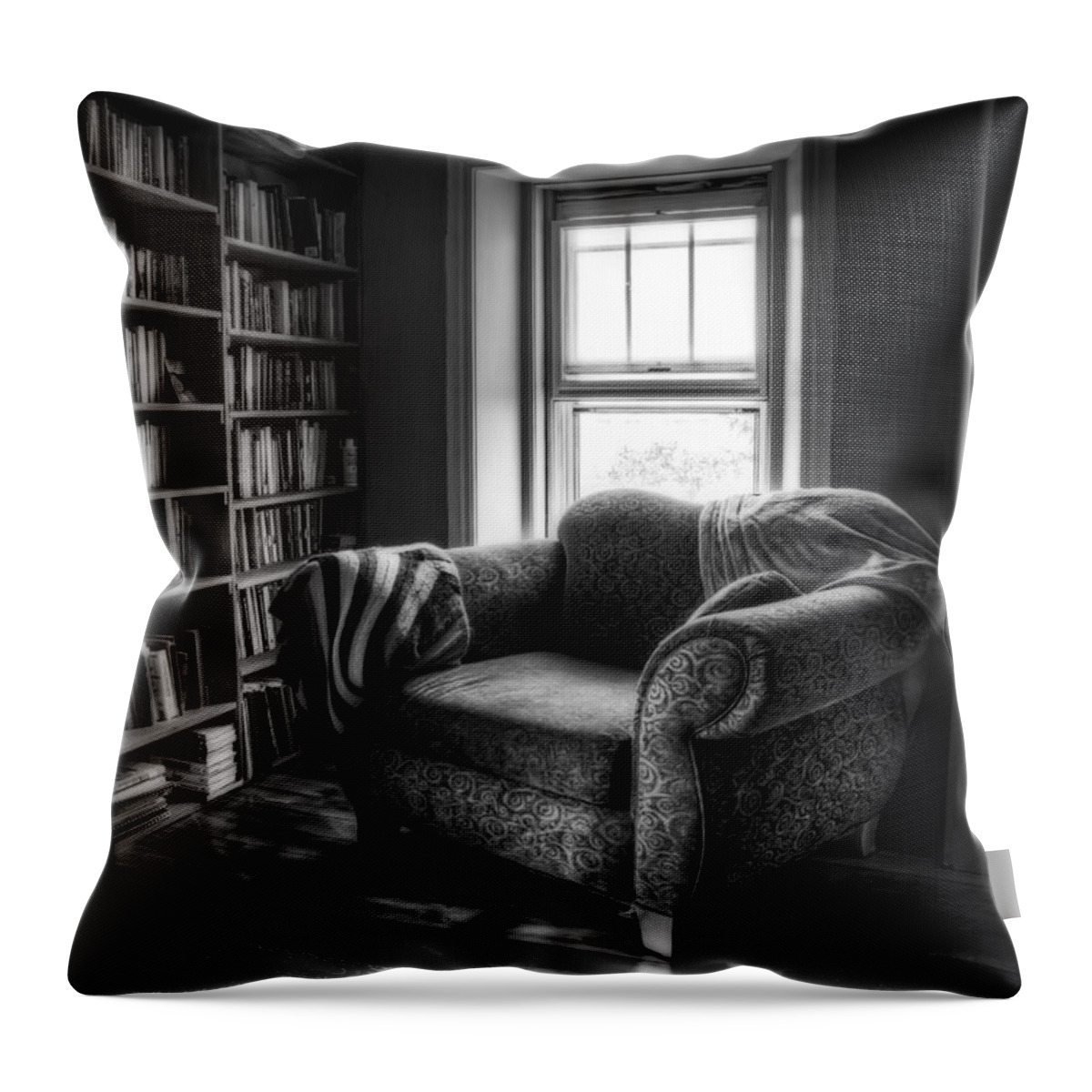 Library Throw Pillow featuring the photograph Sanctuary by Scott Norris