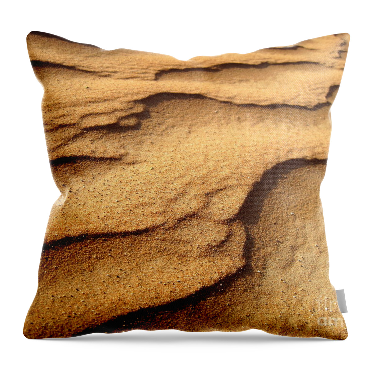 Arid Throw Pillow featuring the photograph Sand by Amanda Mohler