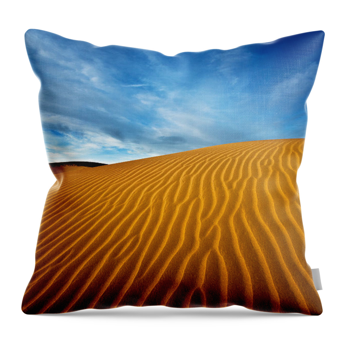 Death Valley Throw Pillow featuring the photograph Sands of Time by Darren White
