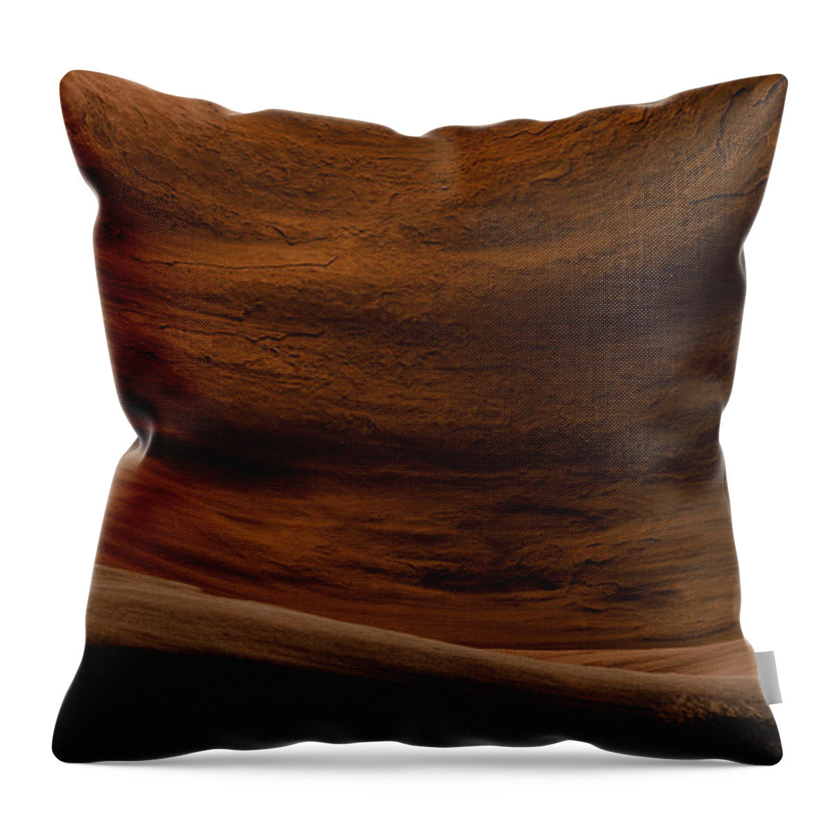 Sandstone Throw Pillow featuring the photograph Sandstone Flow by Chad Dutson