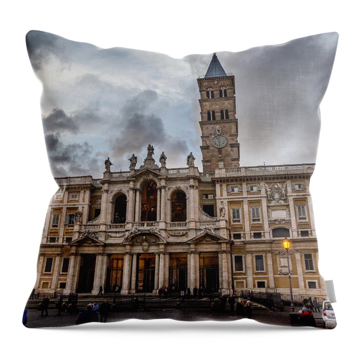 Santa Throw Pillow featuring the photograph Santa Maria Maggiore by Pablo Lopez