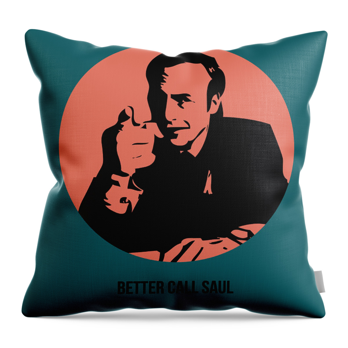 Saul Throw Pillow featuring the painting Saul Poster 2 by Naxart Studio