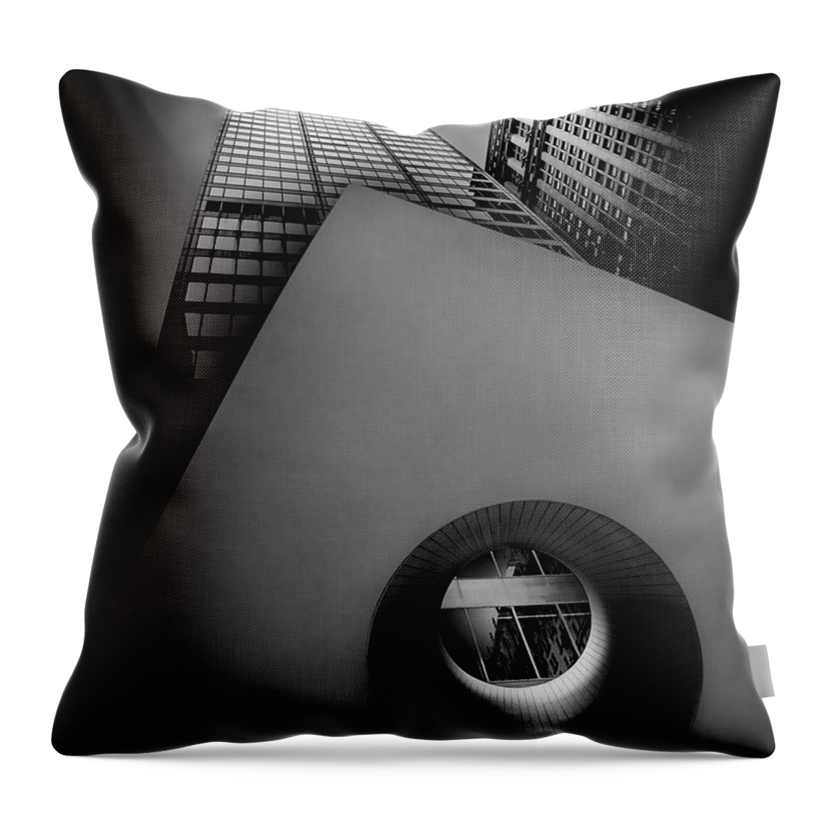Architecture Throw Pillow featuring the photograph Shaping The Skyline by Az Jackson