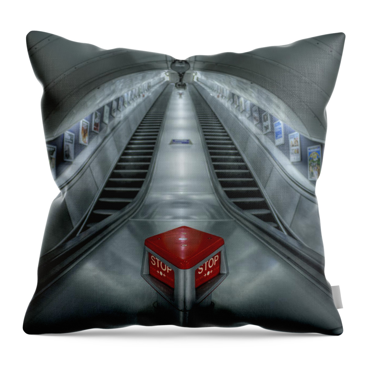 London Throw Pillow featuring the photograph Shine In Silver by Evelina Kremsdorf