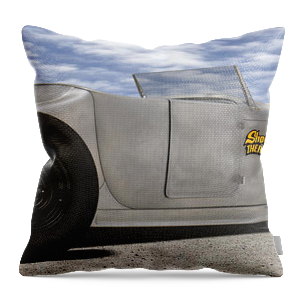 Transportation Throw Pillow featuring the photograph Shock Therapy at Gallap by Mike McGlothlen