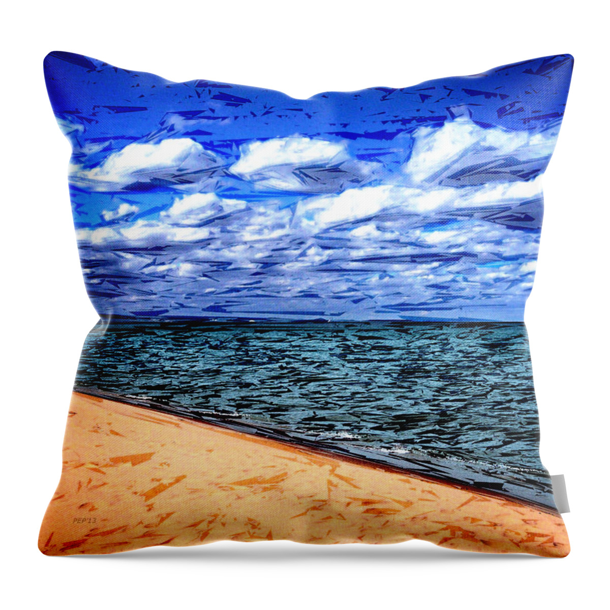 Lake Superior Throw Pillow featuring the photograph Shores of Lake Superior by Phil Perkins