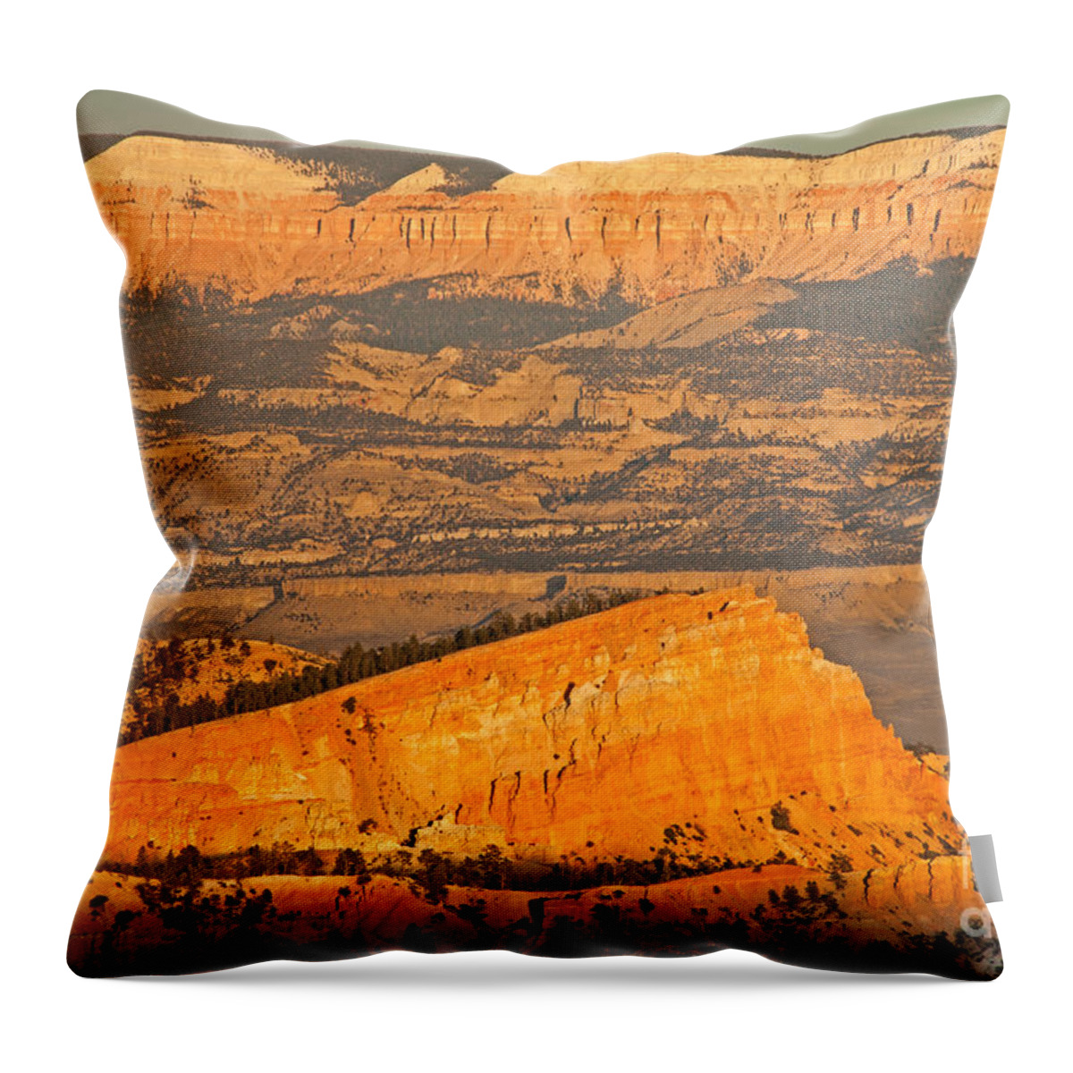 Bryce Canyon Throw Pillow featuring the photograph Sinking Ship Sunset Point Bryce Canyon National Park by Fred Stearns
