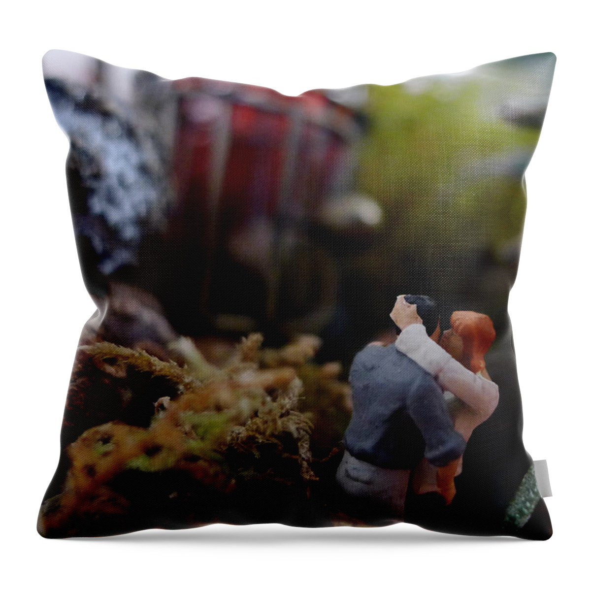 Secret Throw Pillow featuring the photograph Small World - Alone Together by Richard Reeve