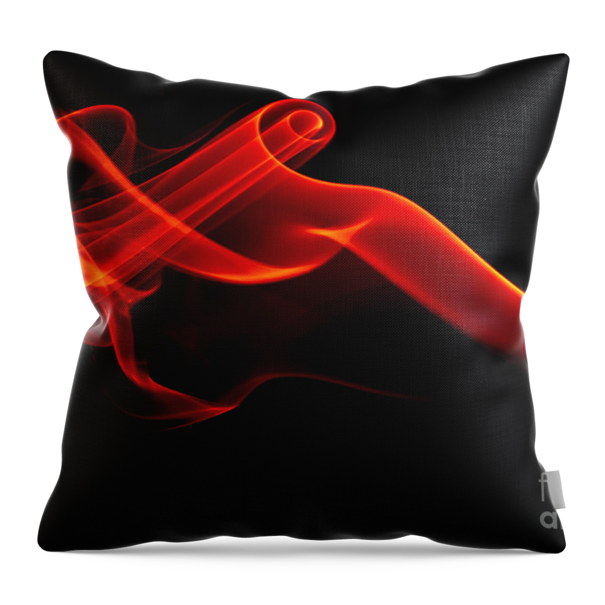 Fire Throw Pillow featuring the photograph Smokin by Anthony Sacco