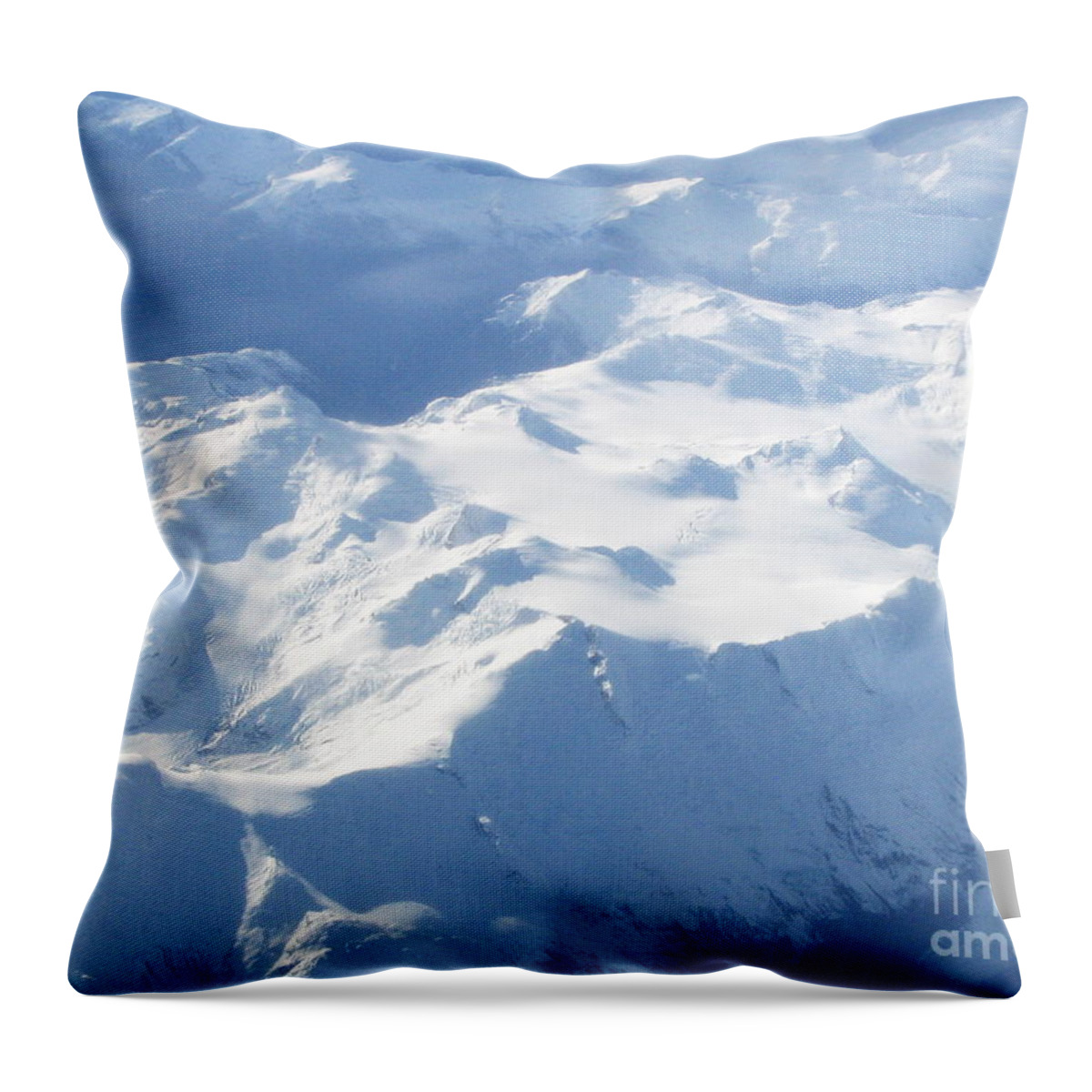 Snow Throw Pillow featuring the photograph Snow Daze by Vivian Martin