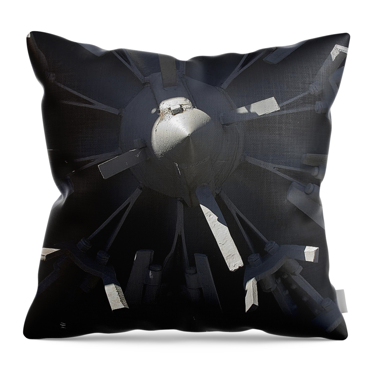 Chama Throw Pillow featuring the photograph Snowblower by Steven Ralser